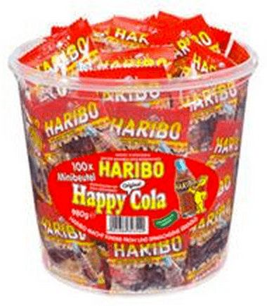 Haribo miniposer - Happy Cola